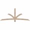 Ekena Millwork Davenport Smooth Timber Gable Bracket, Douglas Fir, 84"W x 35"H x 3 1/2"D x 3 1/2"F, 10/12 Pitch GBW084X35X0404DAV00SDF - alternate 1
